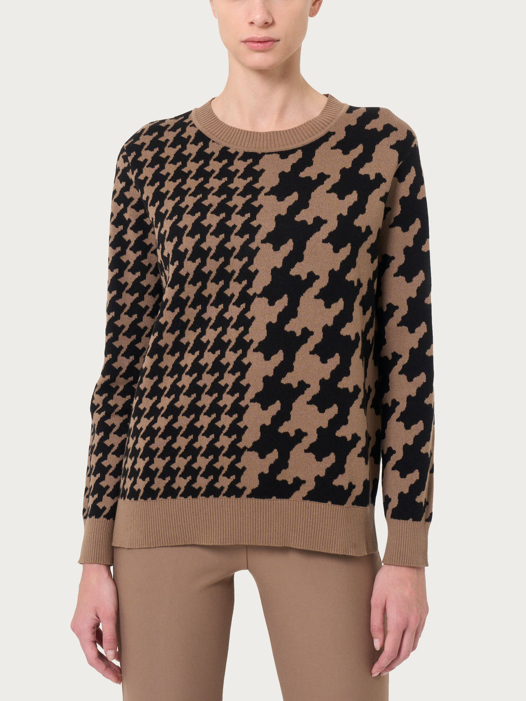 Ragno Winter Cotton Maglione Girocollo Bifantasy Pine Bark