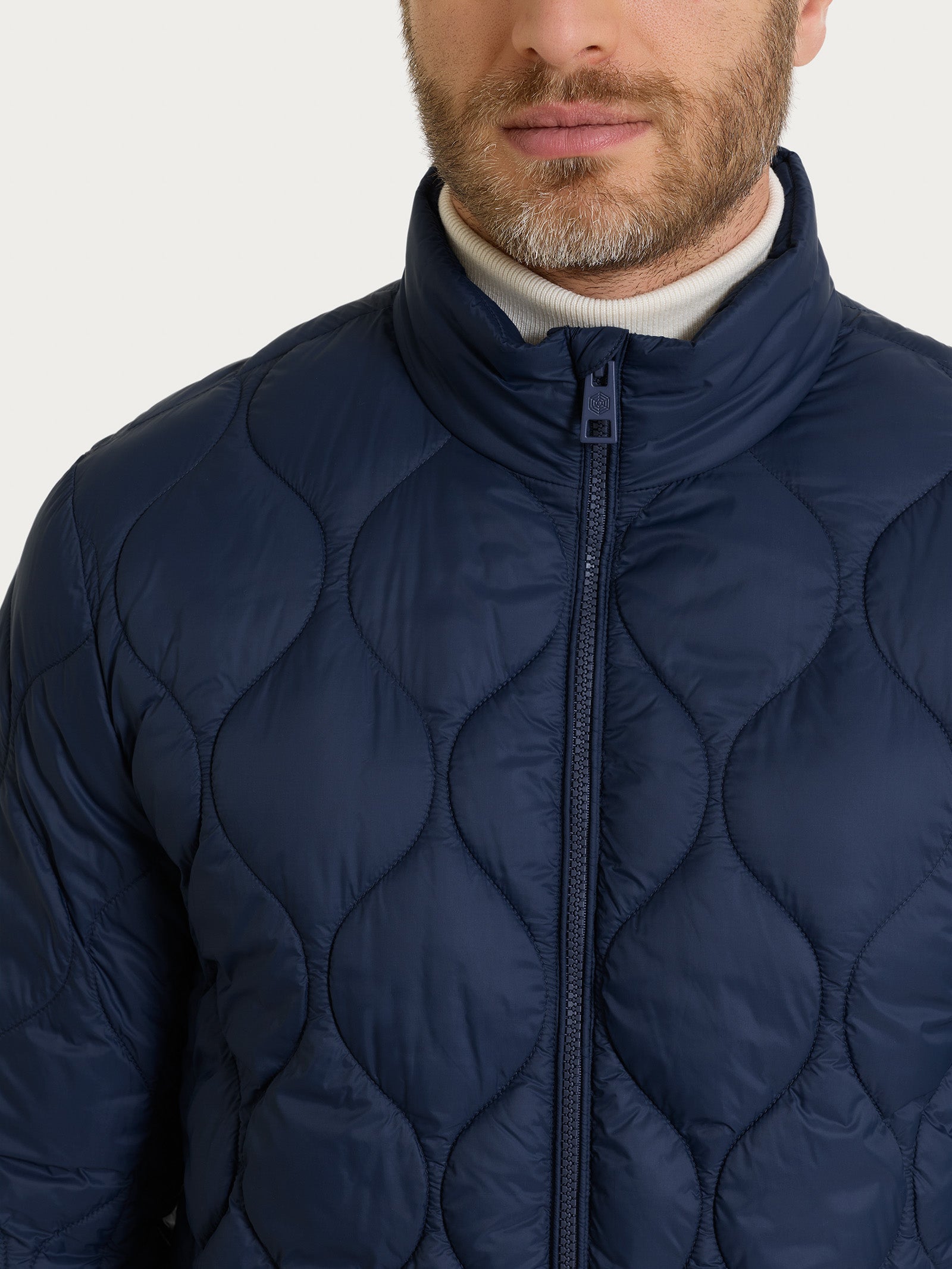 Ragno Onion Quilt Piumino puffer uomo Bleu trapuntato