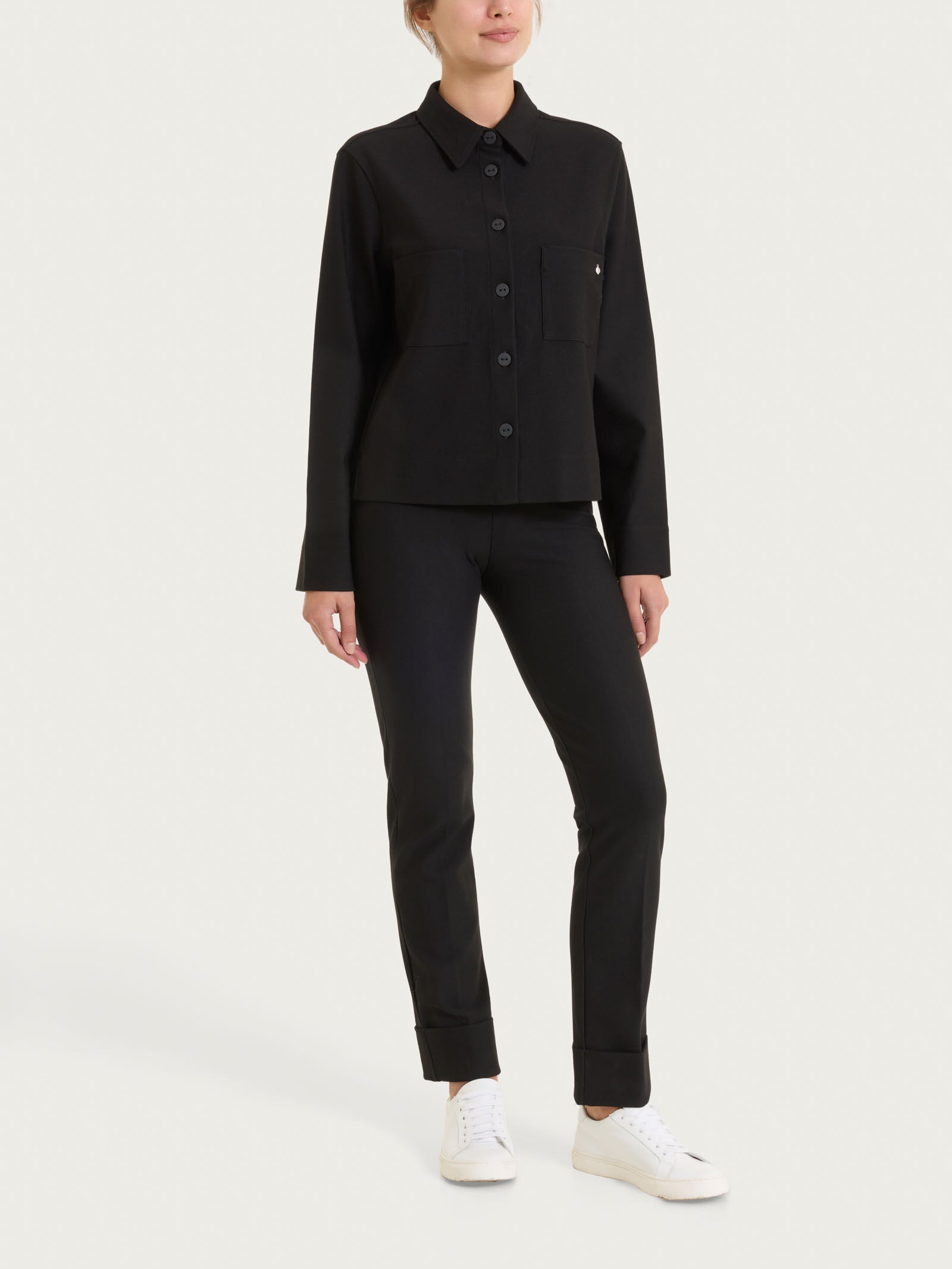 Ragno Compact Shacket giacca nero punto Milano