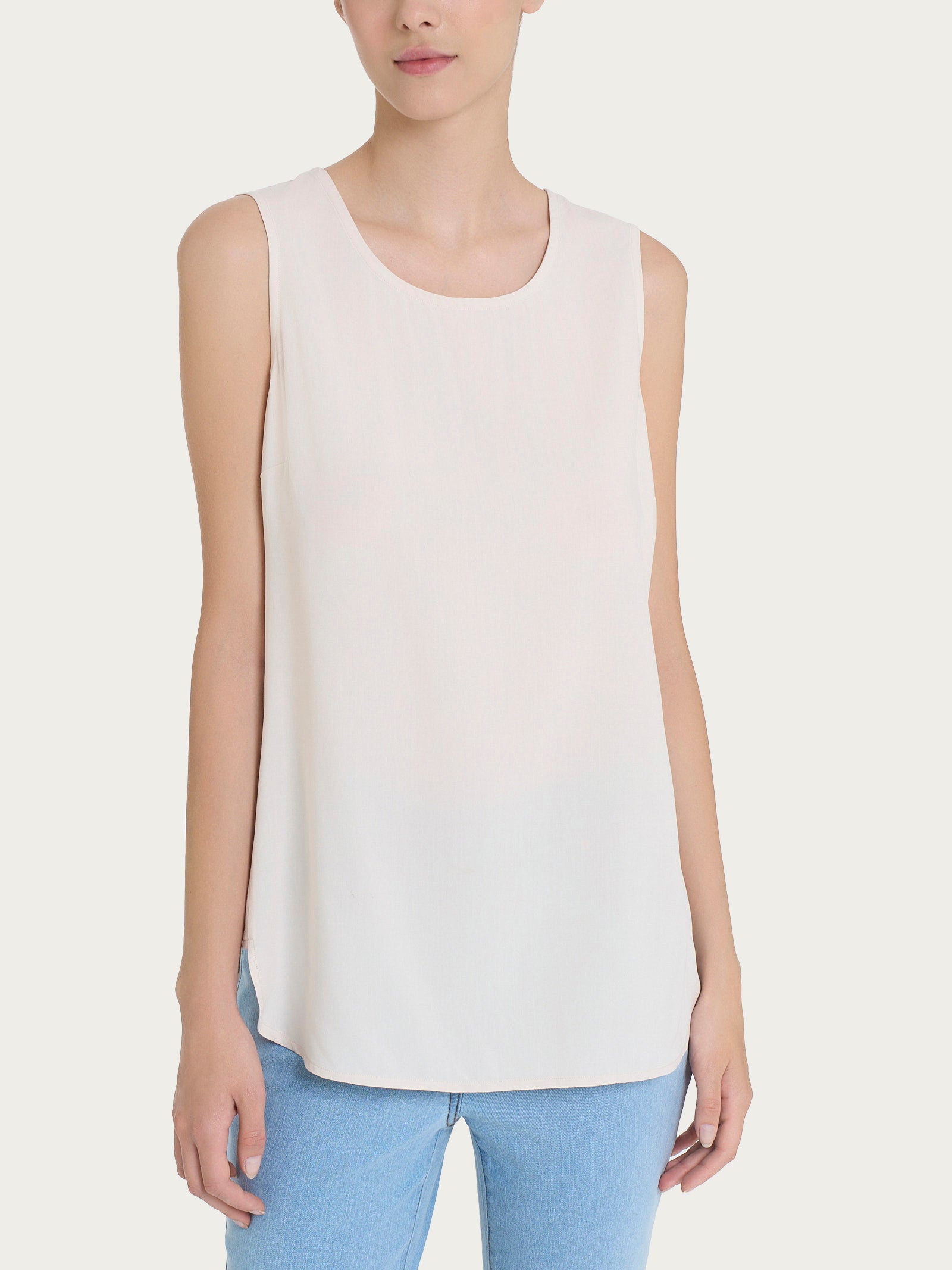 Ragno Viscosa Summer top spalla larga Champignon