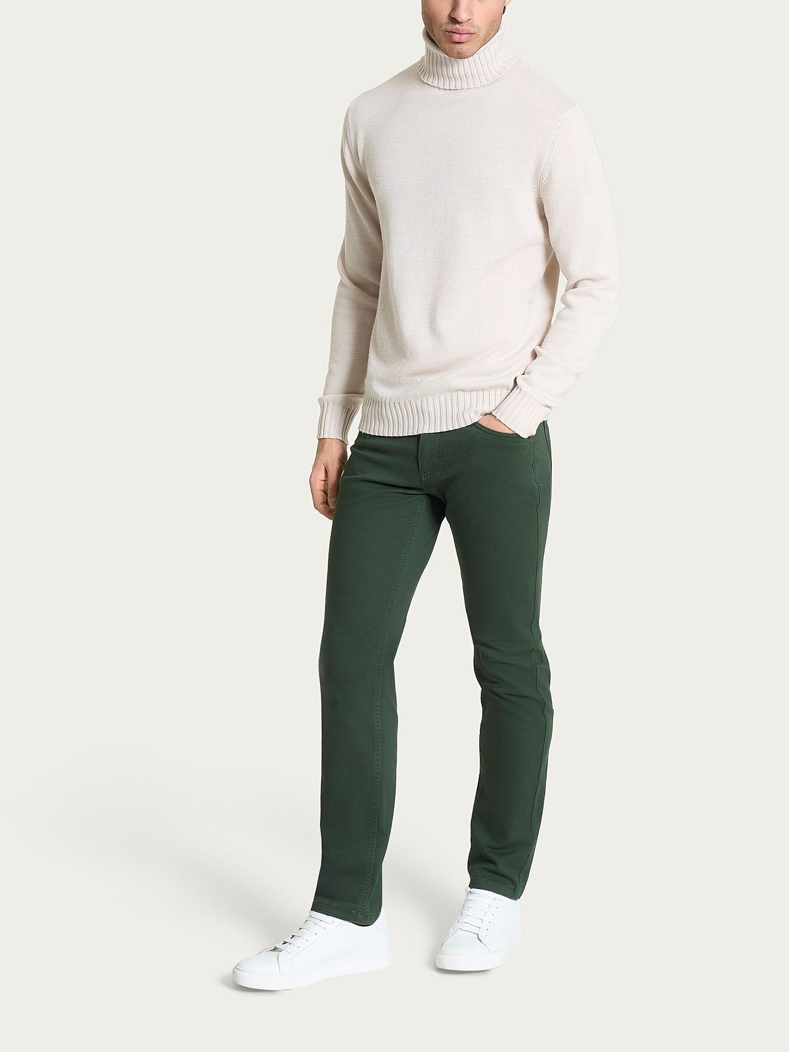 Ragno SL pantalone 5 tasche Kombu Green elasticizzato