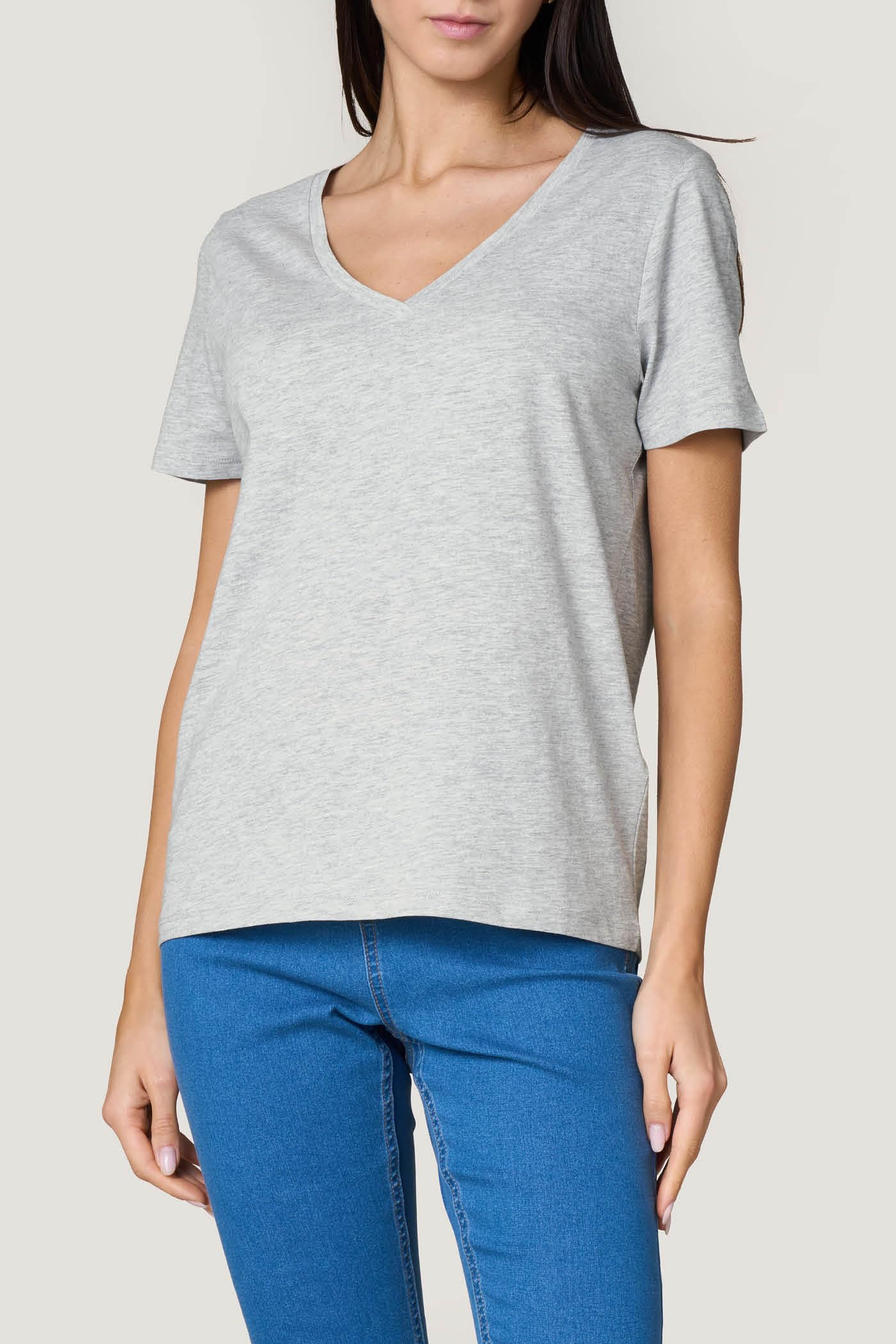 Goldenpoint T-shirt scollo a V cotone maniche corte