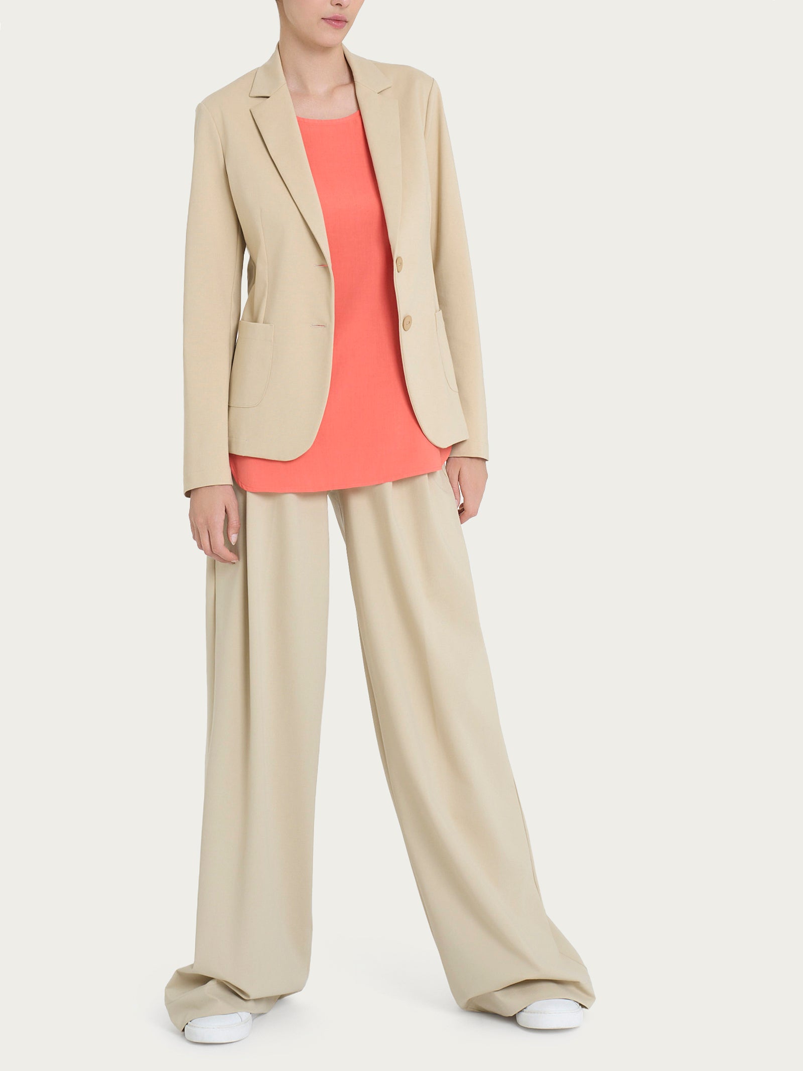 Ragno Compact Light blazer Irish Cream due bottoni regular
