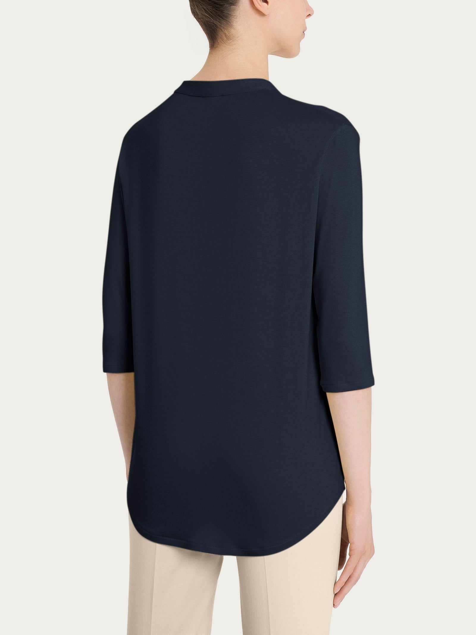 Ragno Viscosa Summer maglietta blu manica 3/4