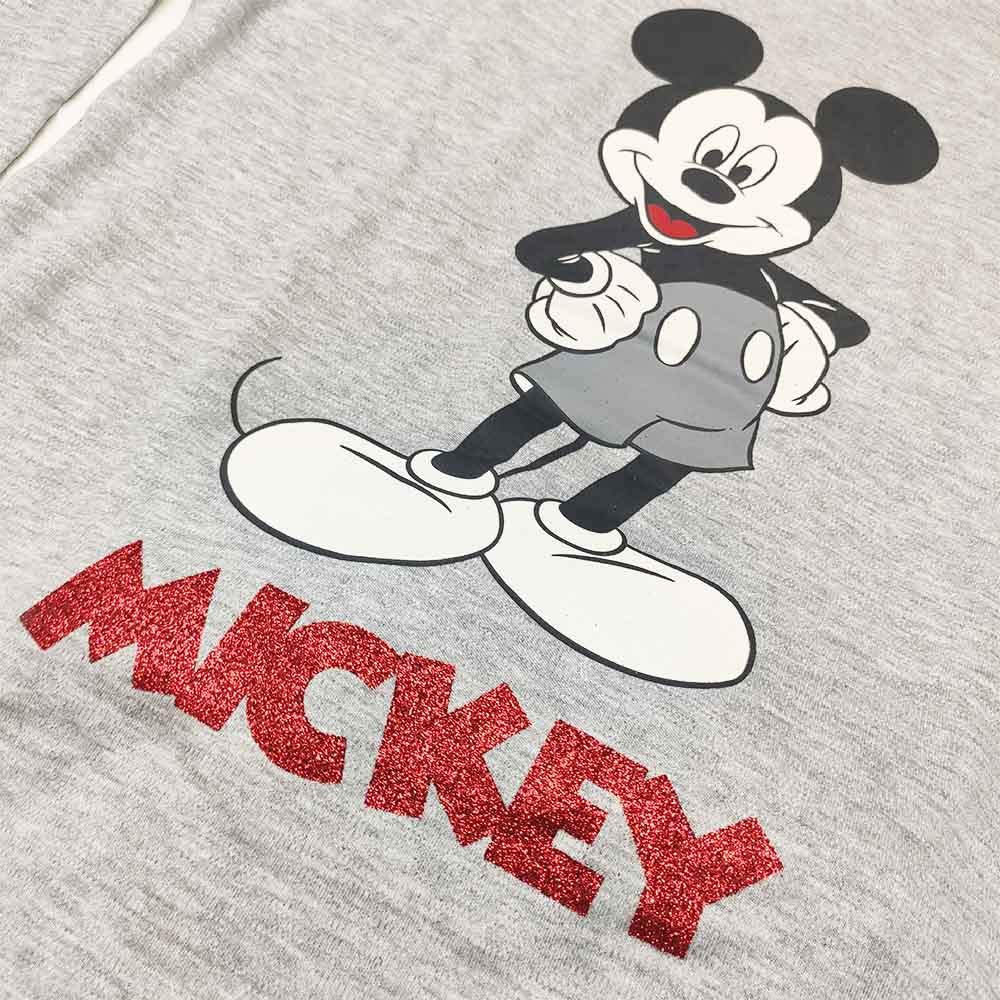 Lady C Sabor Mickey Mouse pigiama lungo donna cotone caldo
