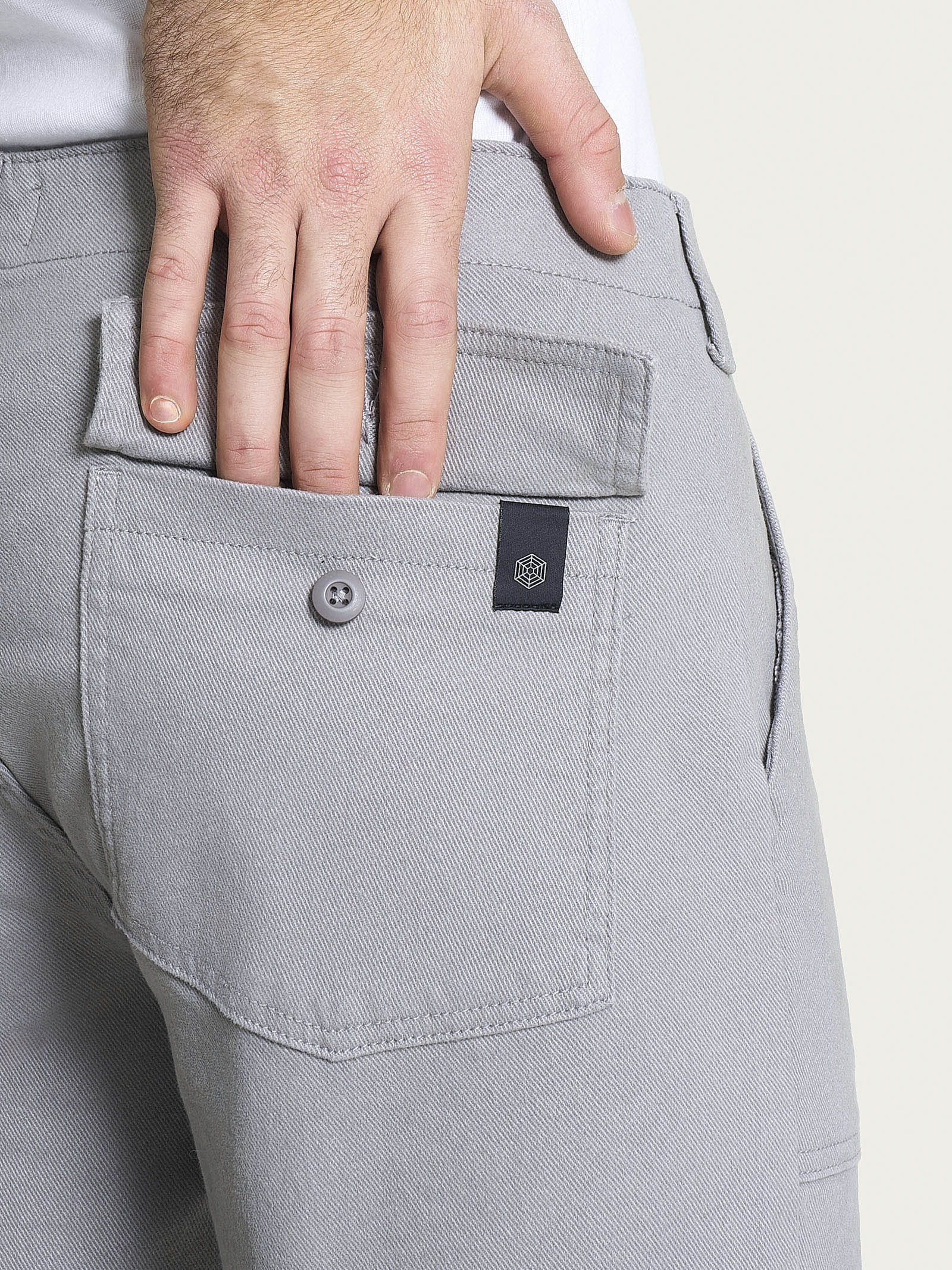 Ragno Compact Explorer pantalone cotone pietra comfort belt