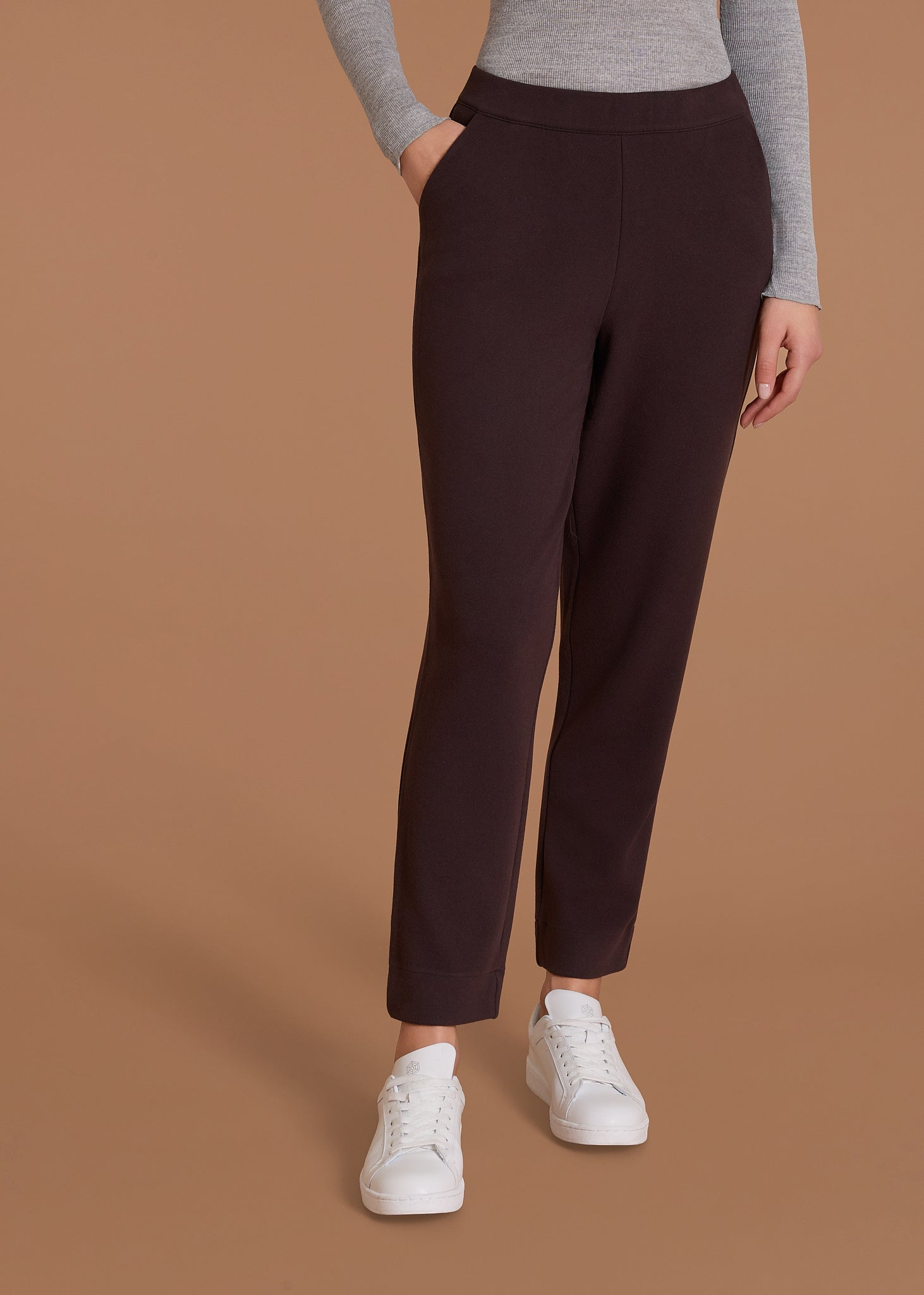 Ragno Flannel Compact The Chino pantalone carota Chocolate Torte