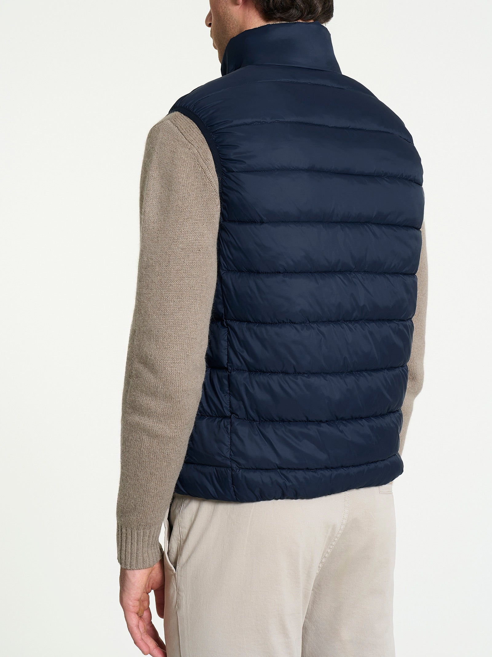 Ragno Vegan Down piumino smanicato Outer Space leggero