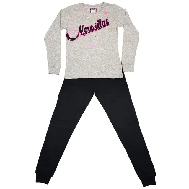 Lady C Sabor Morositas pigiama lungo donna cotone caldo