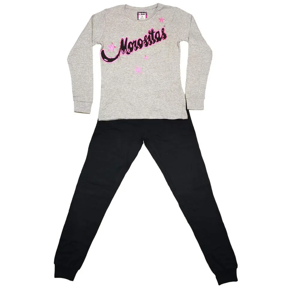 Lady C Sabor Morositas pigiama lungo donna cotone caldo