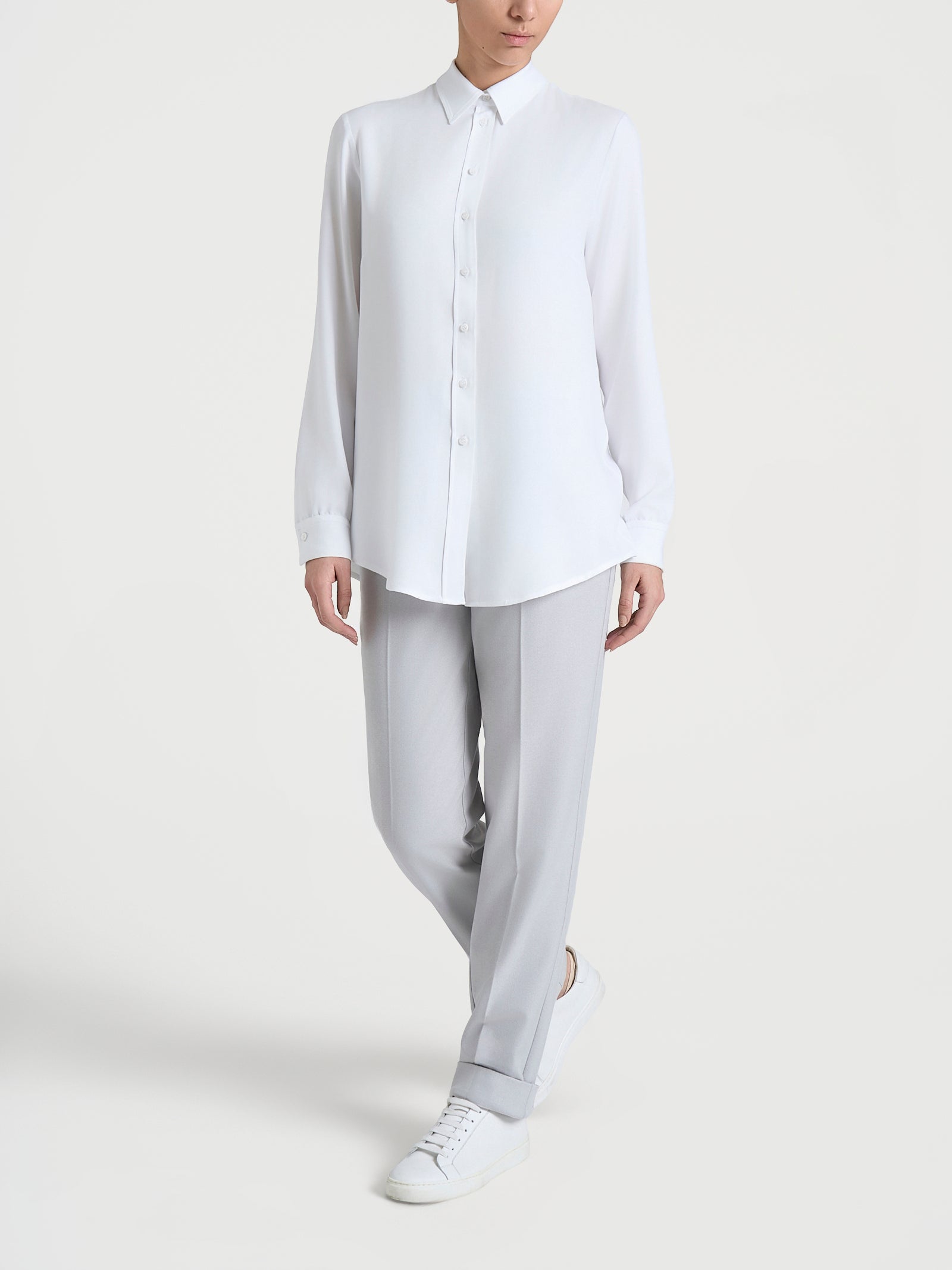 Ragno Winter EcoSeta Camicia Bianco morbida