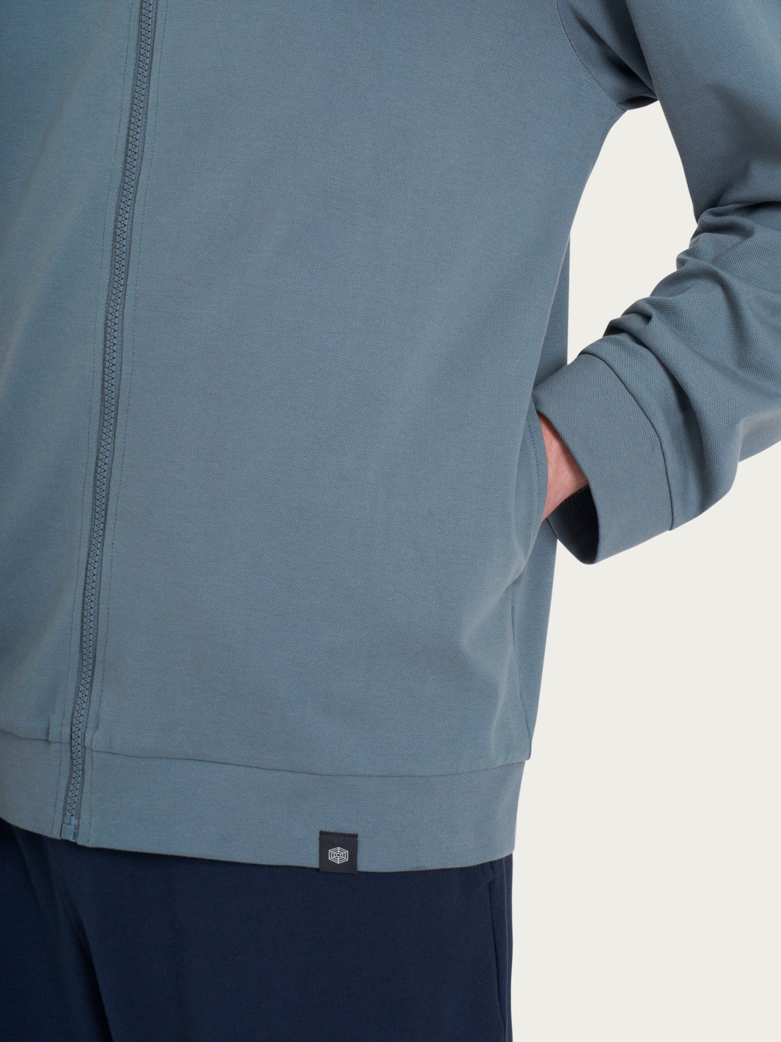 Ragno Eco Cotton Pigiama Lungo Aperto Stormy Weather uomo