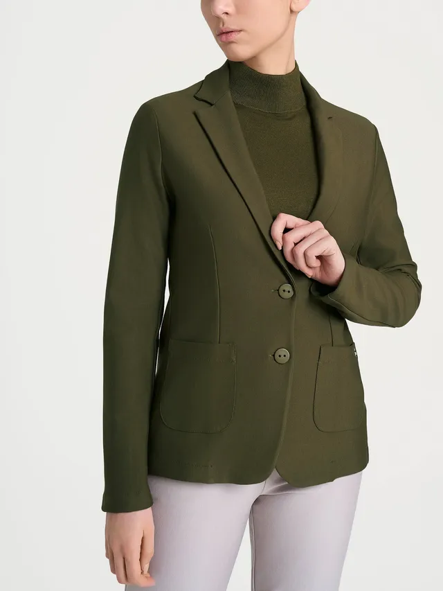 Ragno Compact Blazer due bottoni Dark Olive