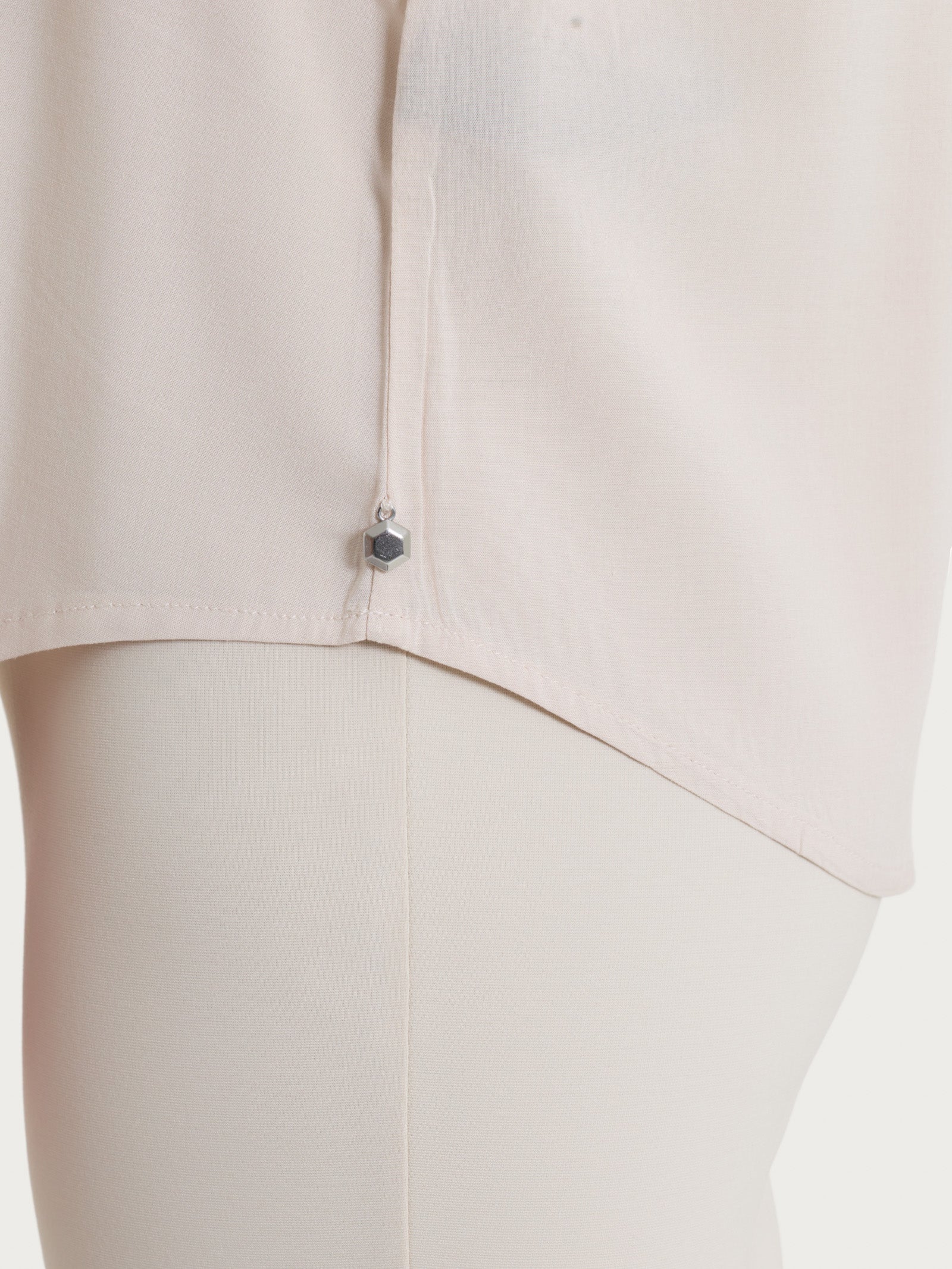 Ragno Voile Stretch blusa manica kimono 3/4 Champignon soft
