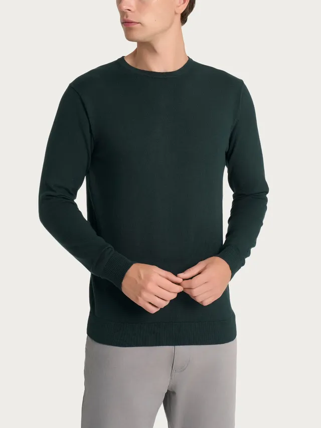 Ragno Four Seasons maglione girocollo Scarab viscosa