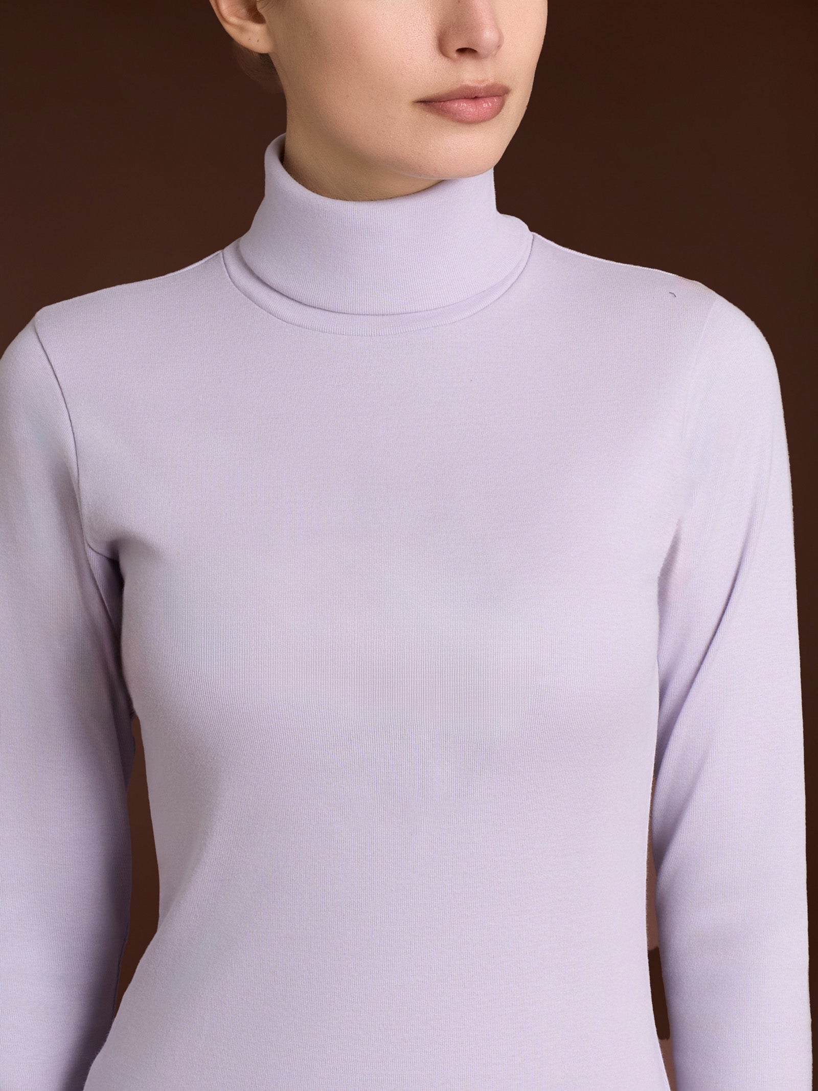 Ragno Thermo Cotton dolcevita skinny thistle