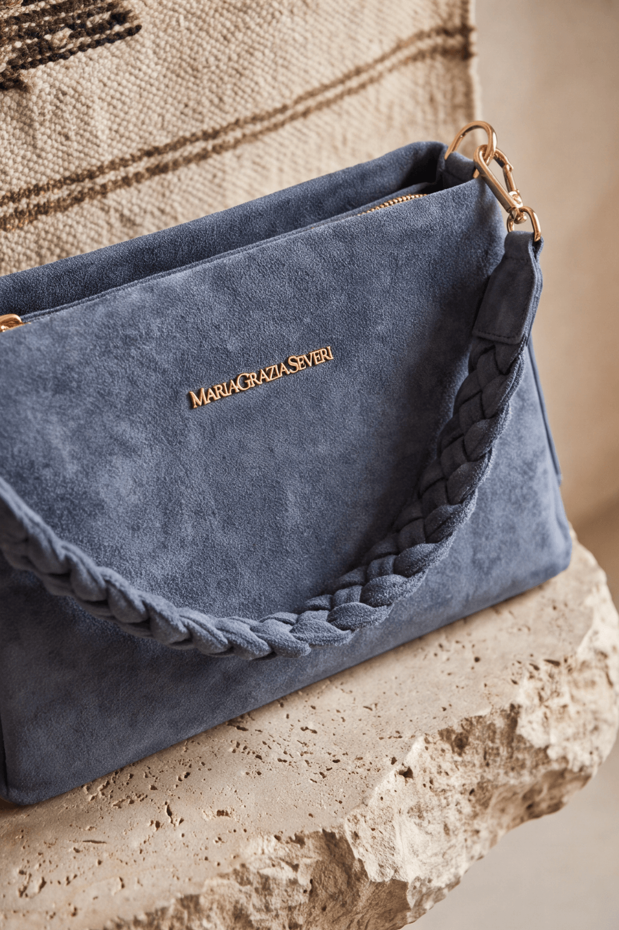 Maria Grazia Severi D8839-5 borsa tracolla scamosciata