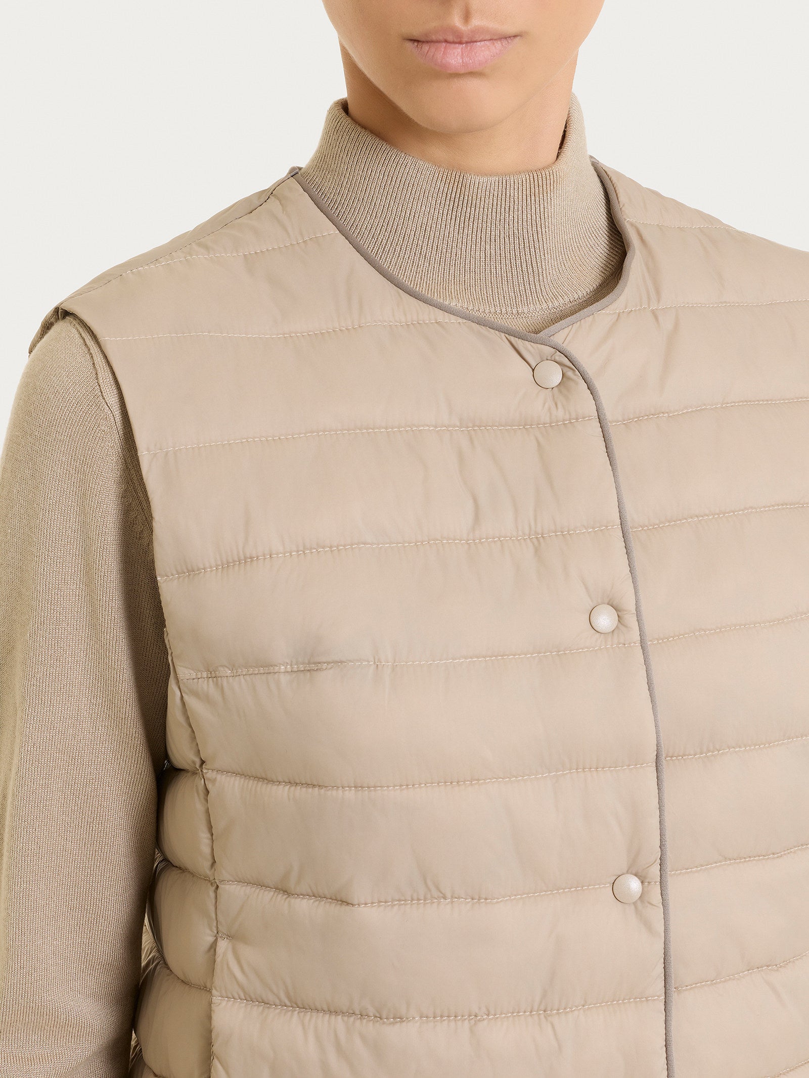Ragno Ultralight Piumino gilet smanicato grigio Glace'