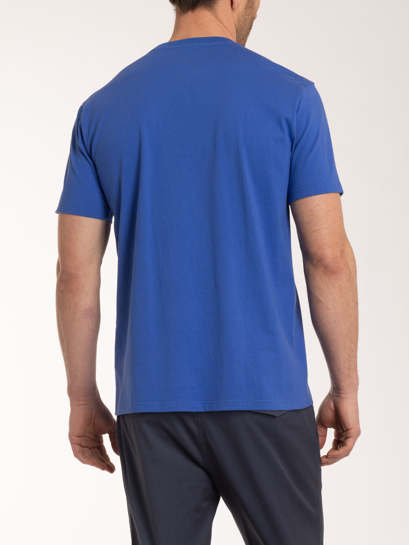 Ragno SL t-shirt girocollo manica corta blu cotone regular