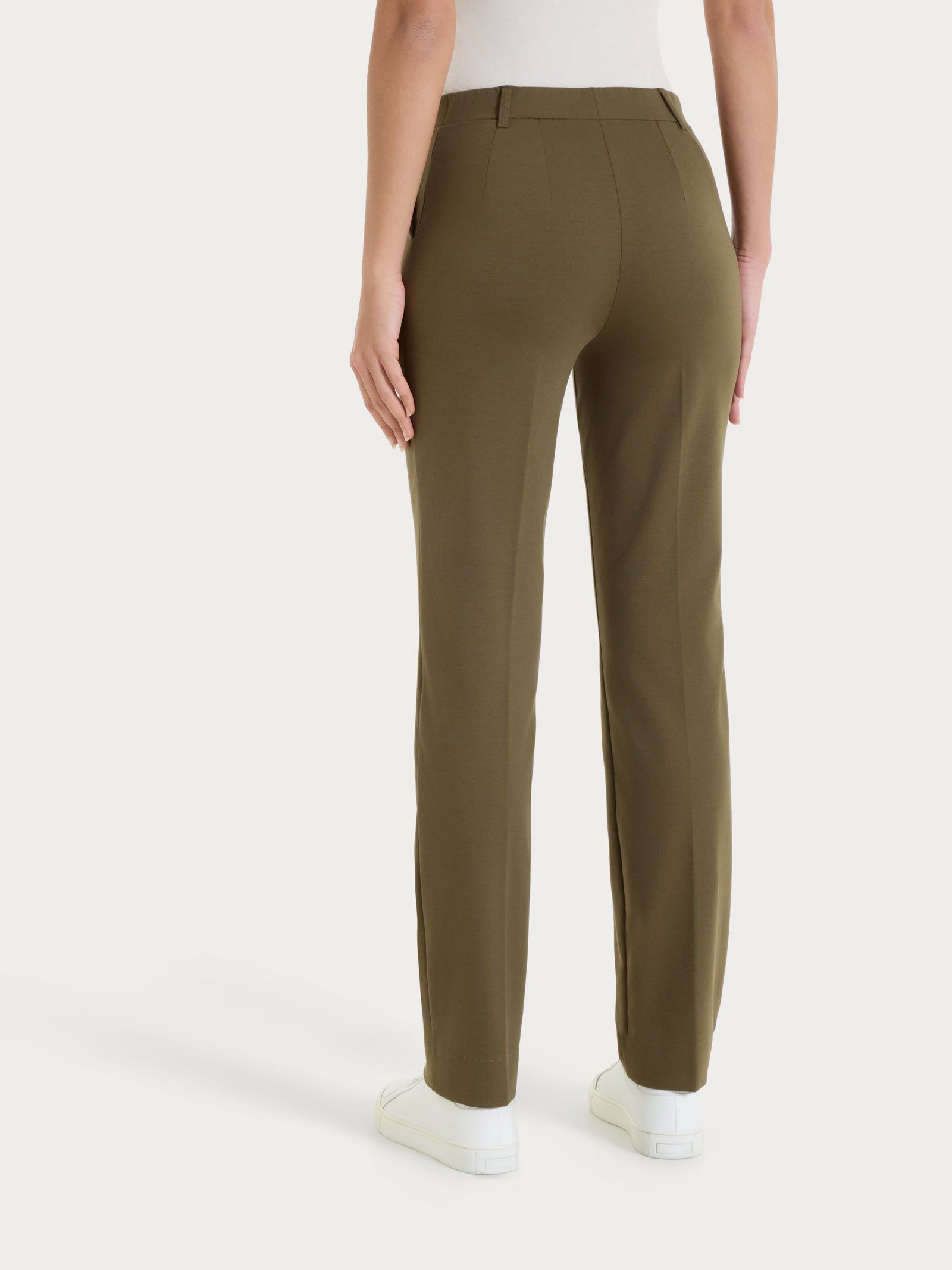 Ragno Compact Light Dritto Pantalone Dark Olive elastico
