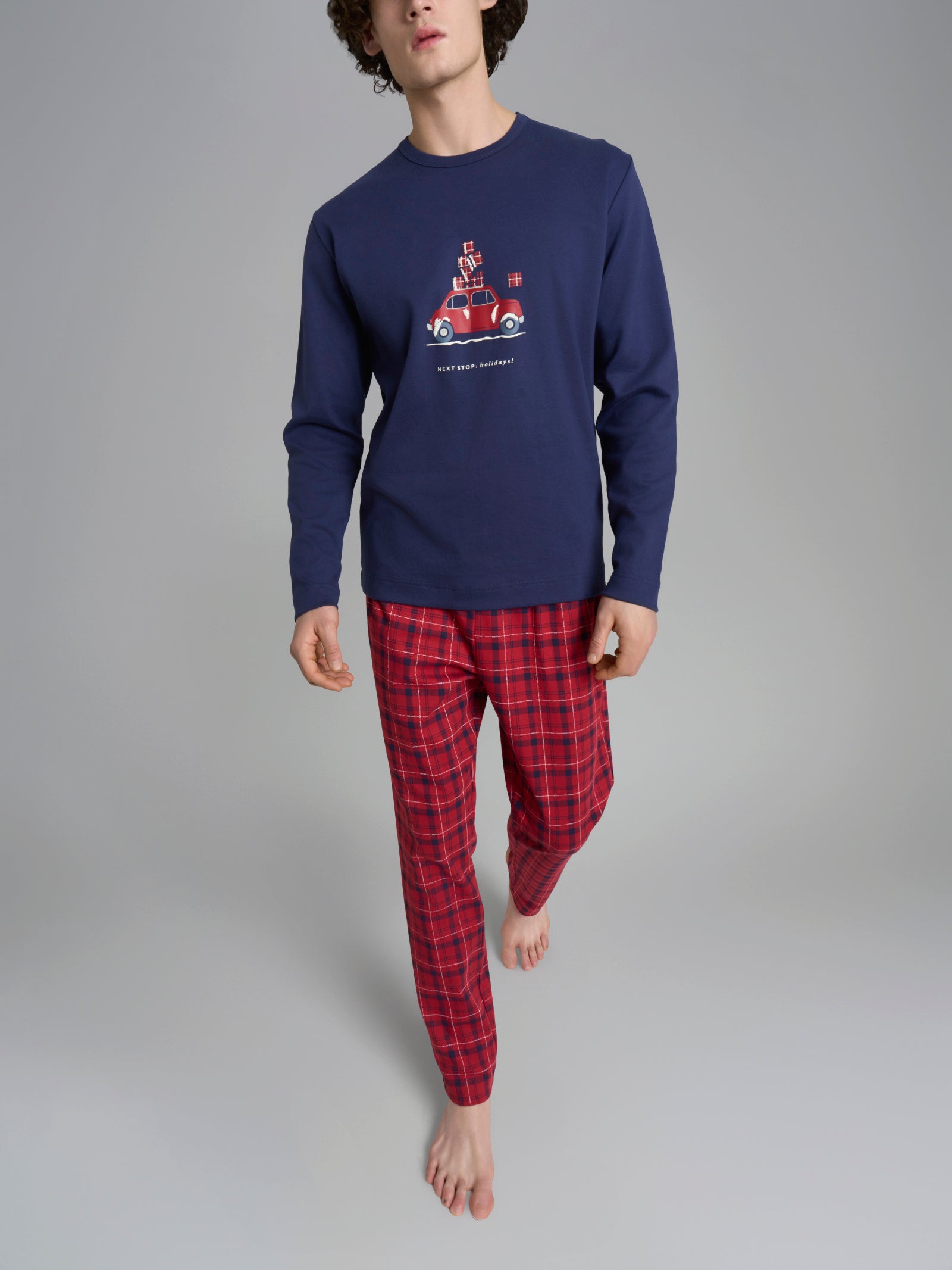 Ragno Pigiama Natalizio Cotone Interlock Naval Academy