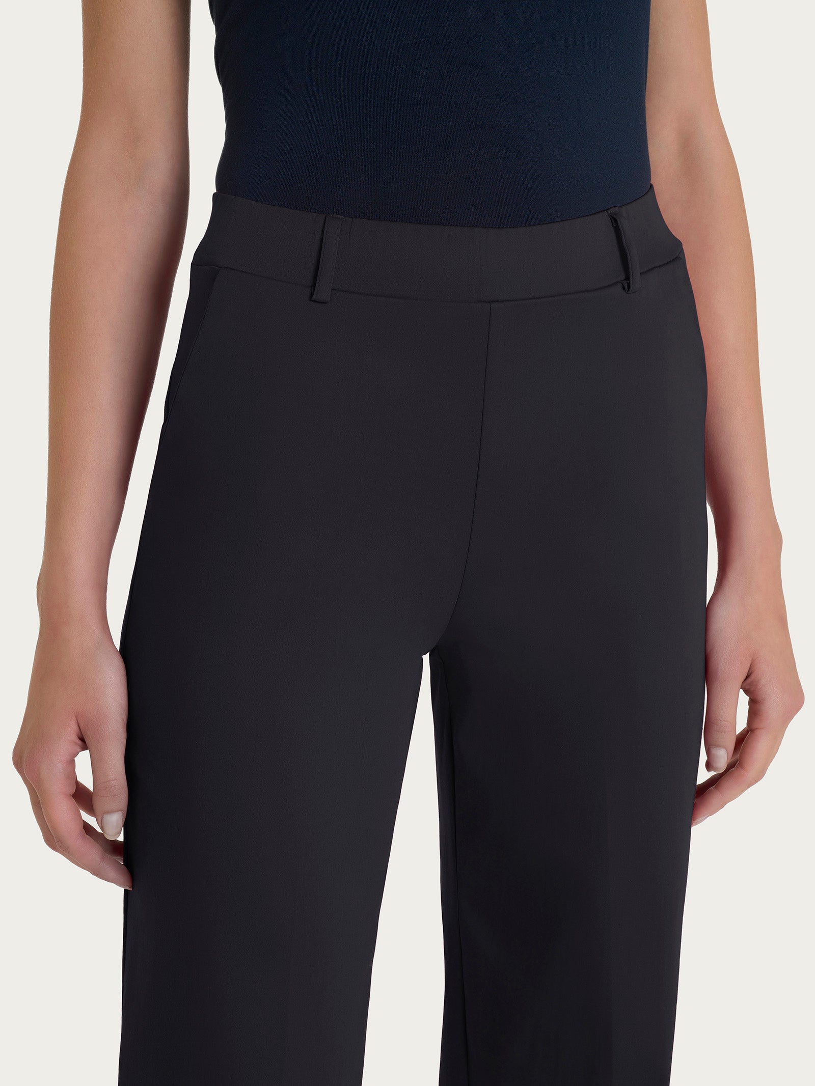Ragno Satin Power Pantalone dritto cotone Nero