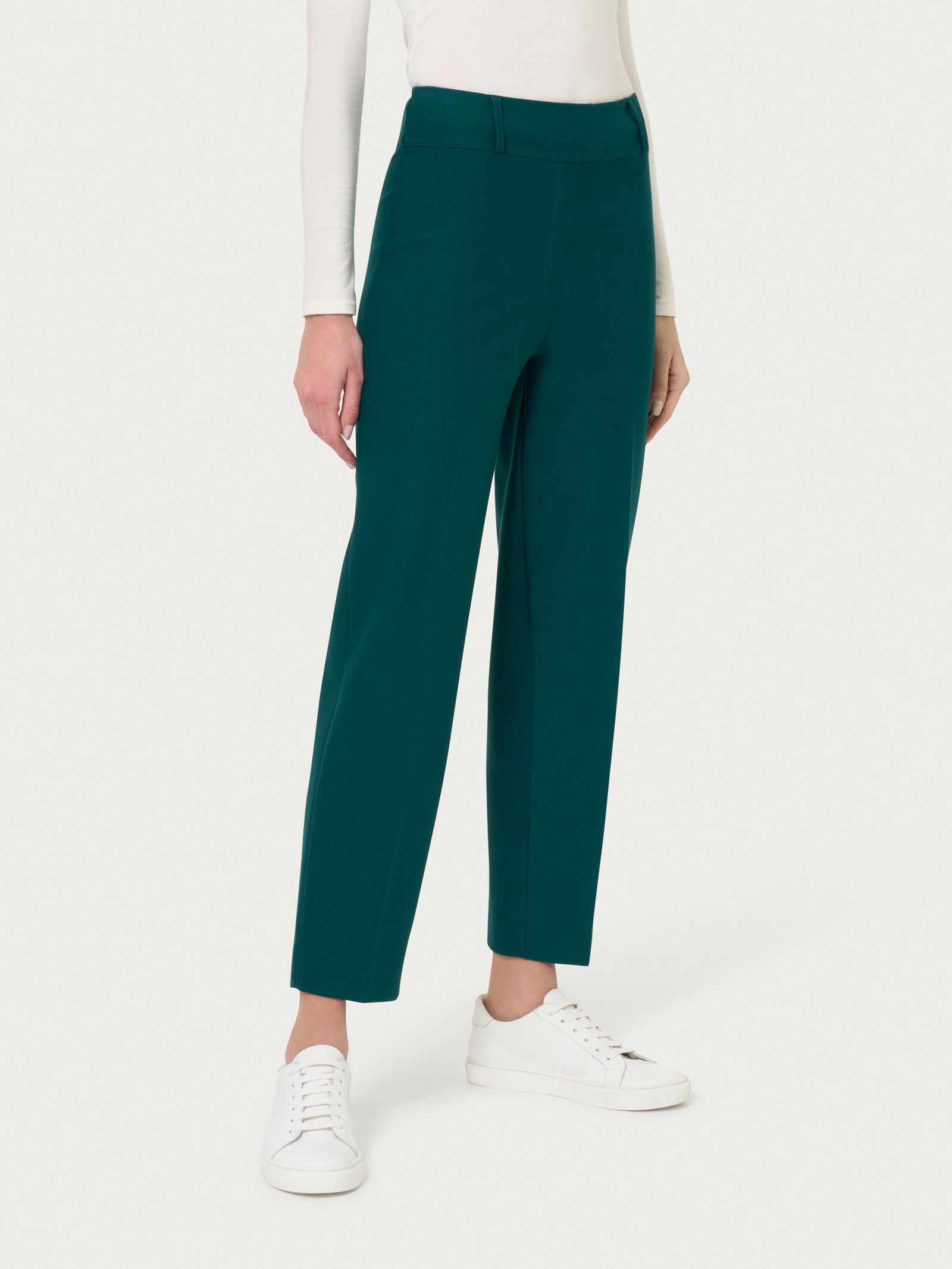 Ragno Compact Pantalone Carrot Donna Rain Forest tapered