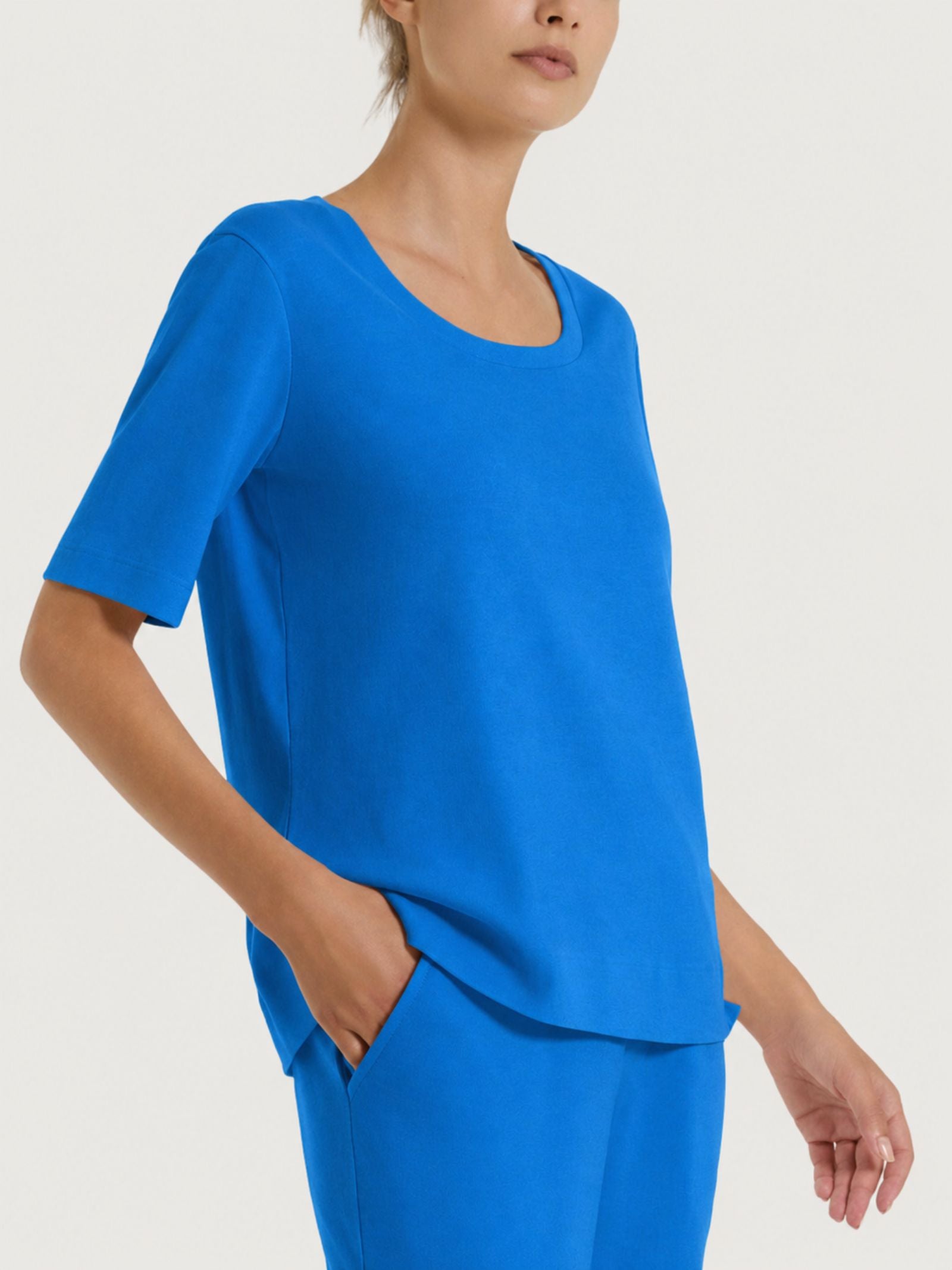 Ragno Eco Cotton maglietta girocollo Strong Blue cotone