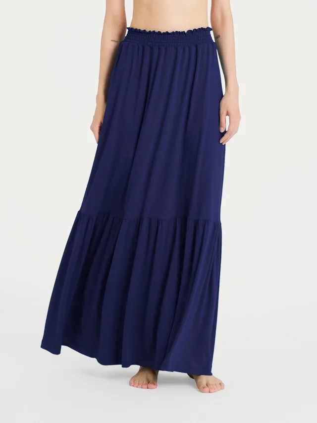 Ragno Viscosa Summer Gonna Lunga Donna Viscosa Volant