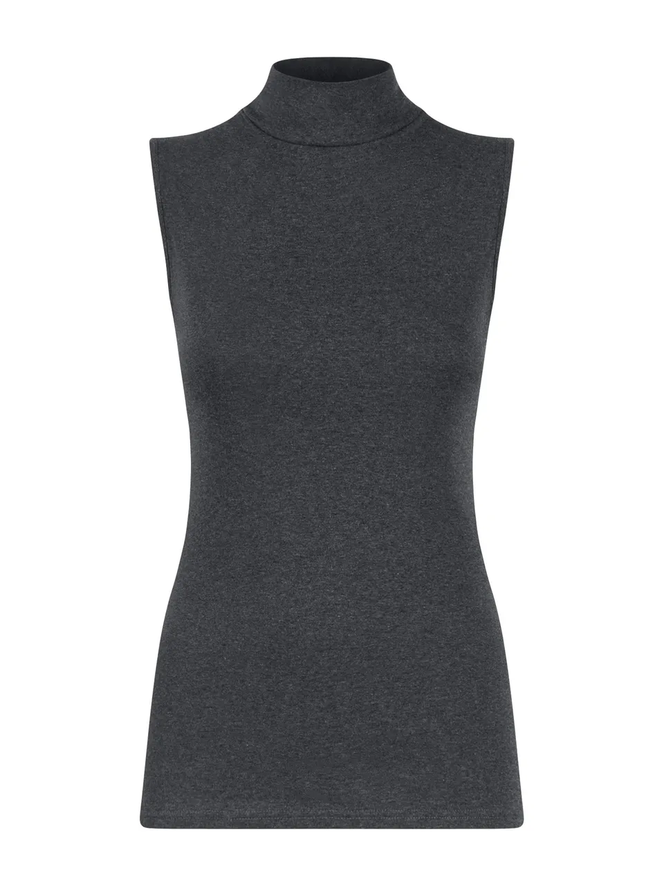 Ragno Thermo Cotton smanicato donna collo alto Ardesia Mel.