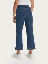 Ragno Super Denim Jeans Flare Cropped Light Denim tasche