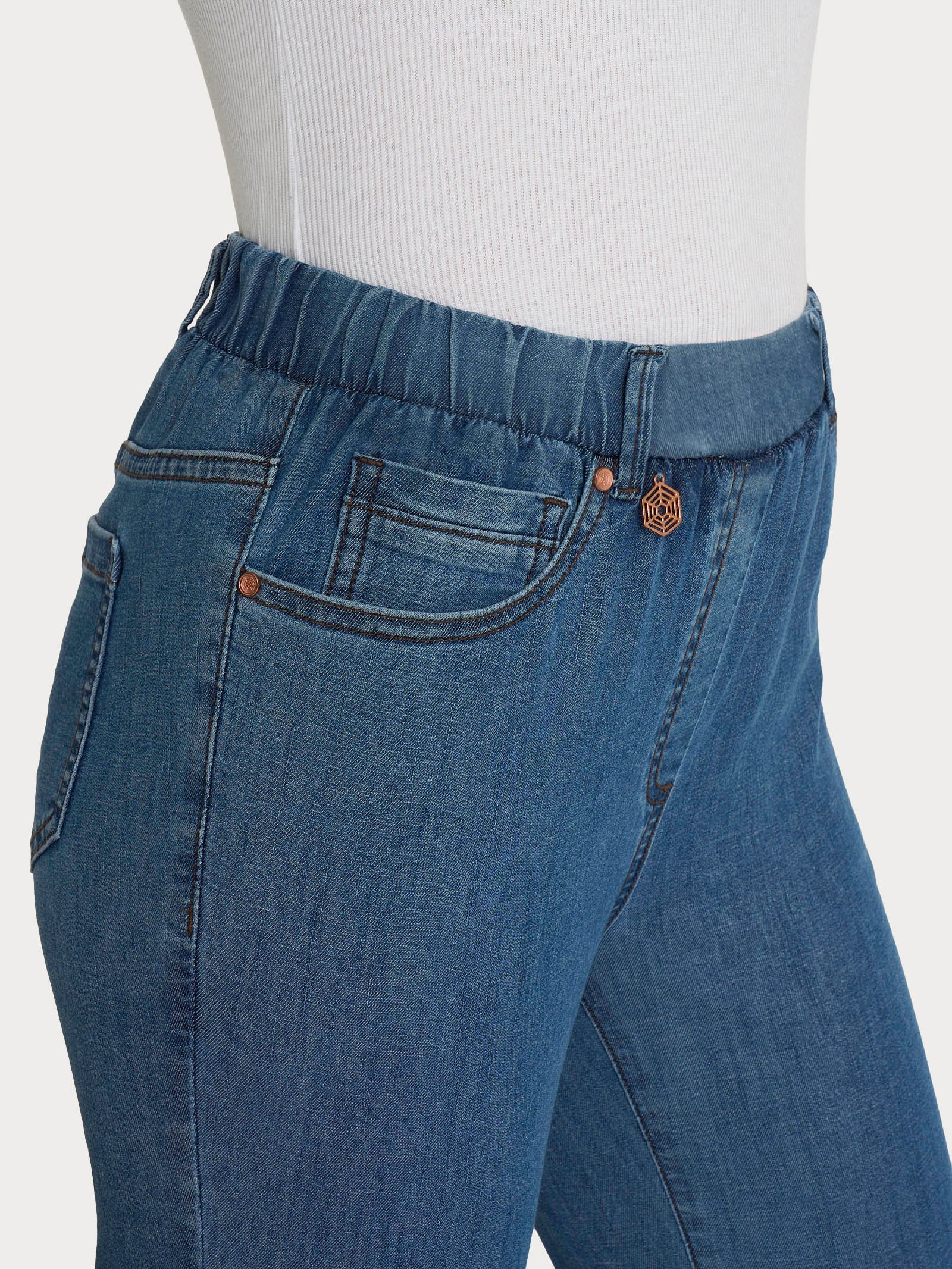 Ragno Jeans Flare Light Denim Delavè elasticizzato
