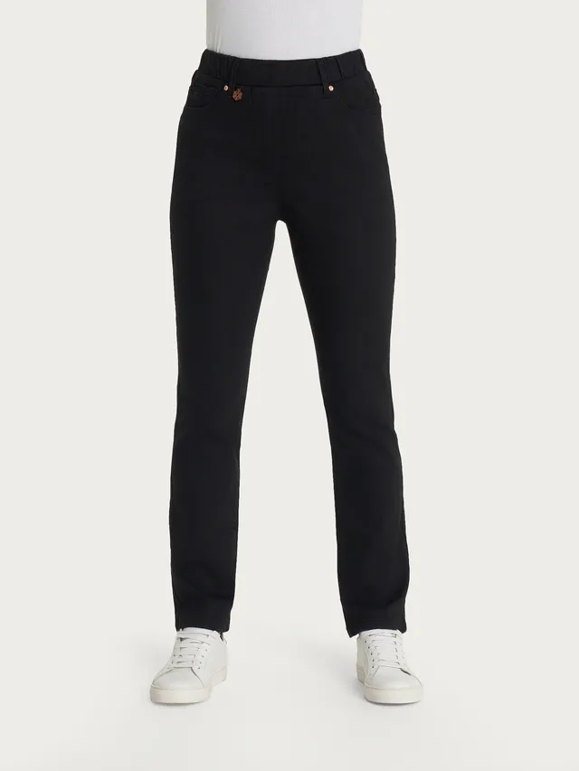 Ragno Super Denim Jeans gamba dritta Nero cotone elasticizzato