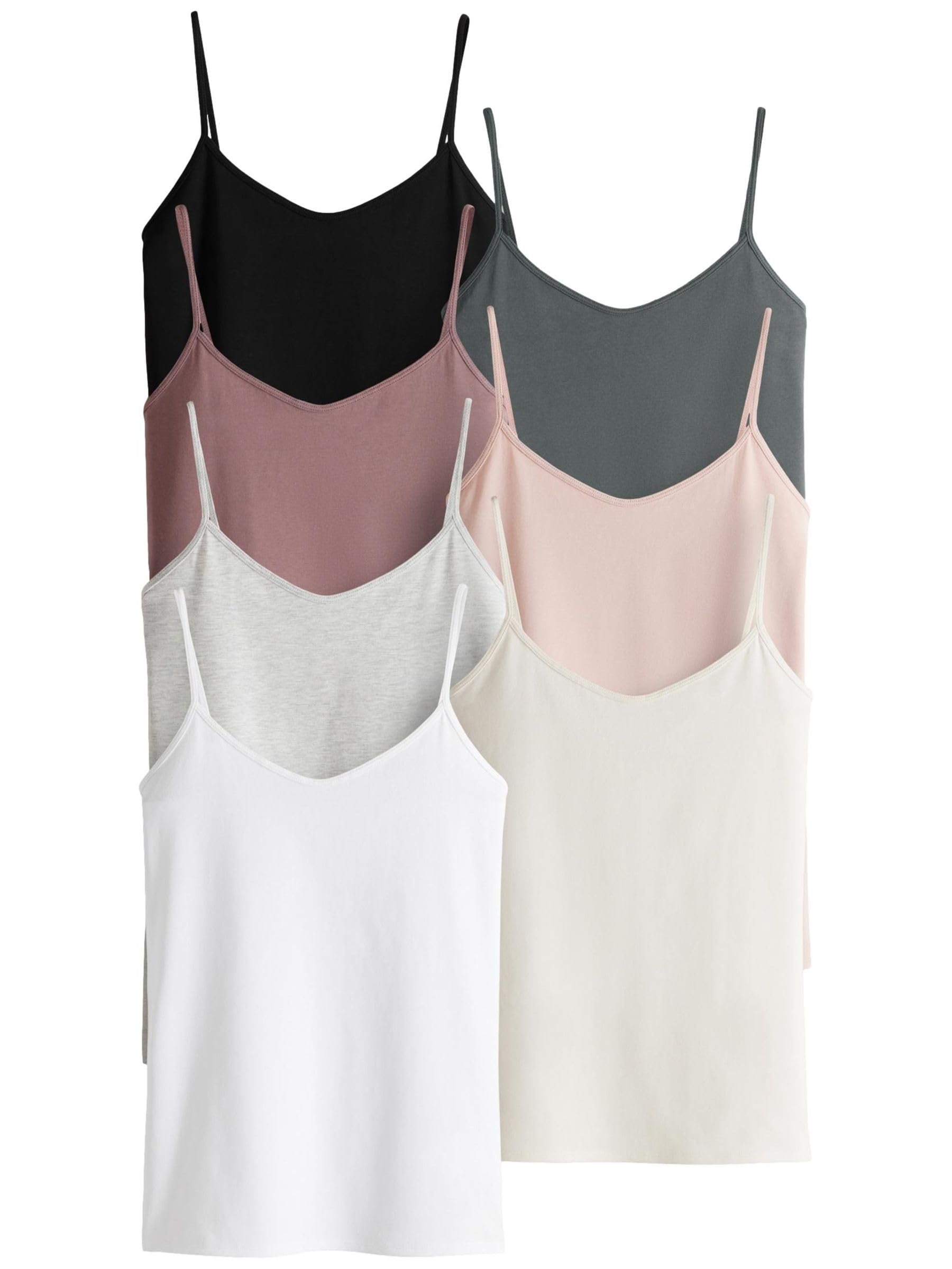 Geo Next The Set canotte donna spalline sottili 7 pezzi