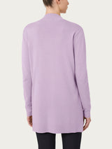 Ragno Four Seasons cardigan lungo viscosa petalo orchidea