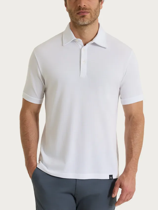 Ragno Puro Cotone Polo piquet Bianco in cotone