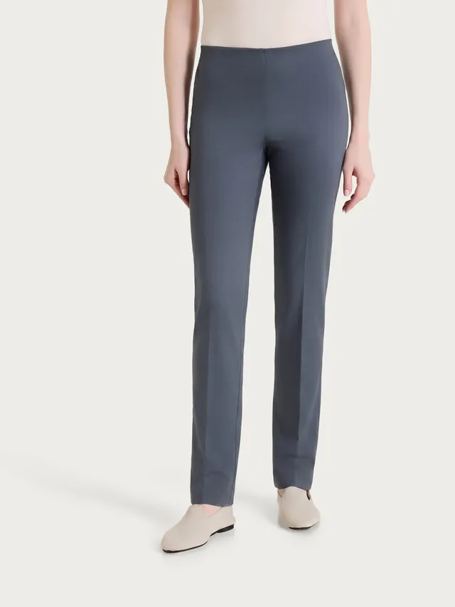 Ragno Satin Power pantalone capri turbulence nero dritto
