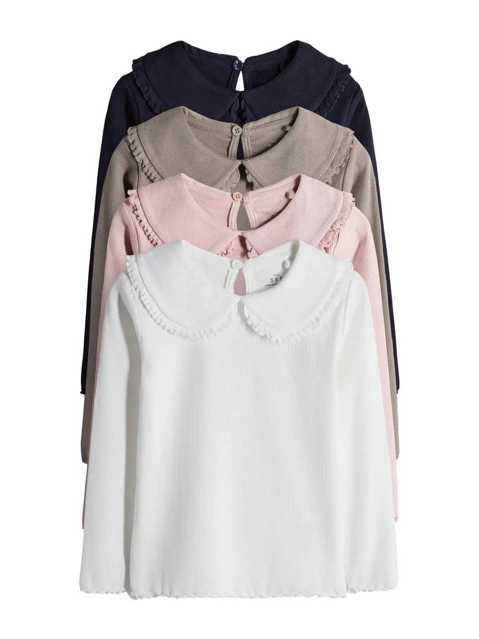 Geo Next The Set top bambina manica lunga 3 pezzi coste