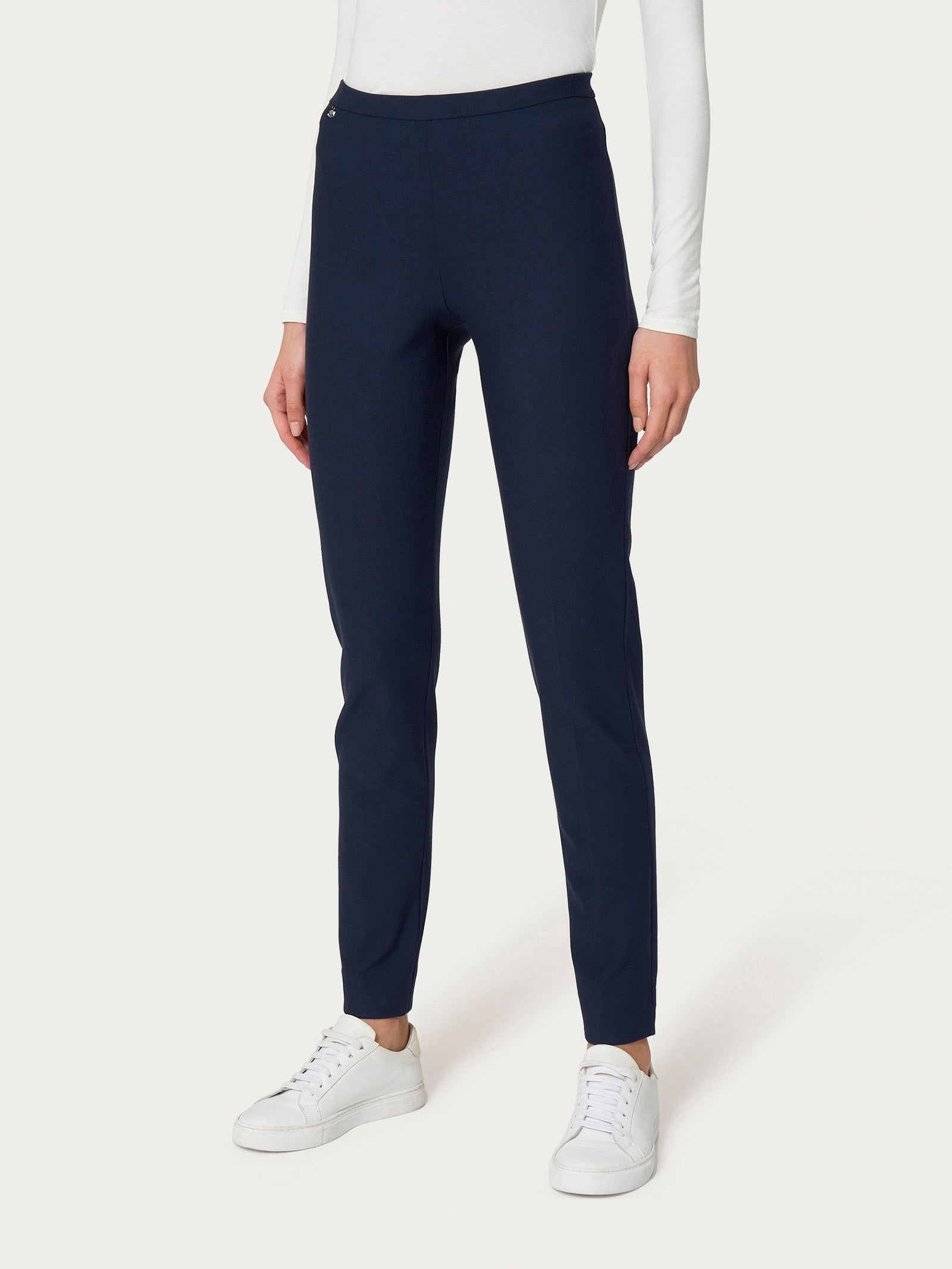 Ragno Compact Pantalone Sigaretta Modellante Blu Persia