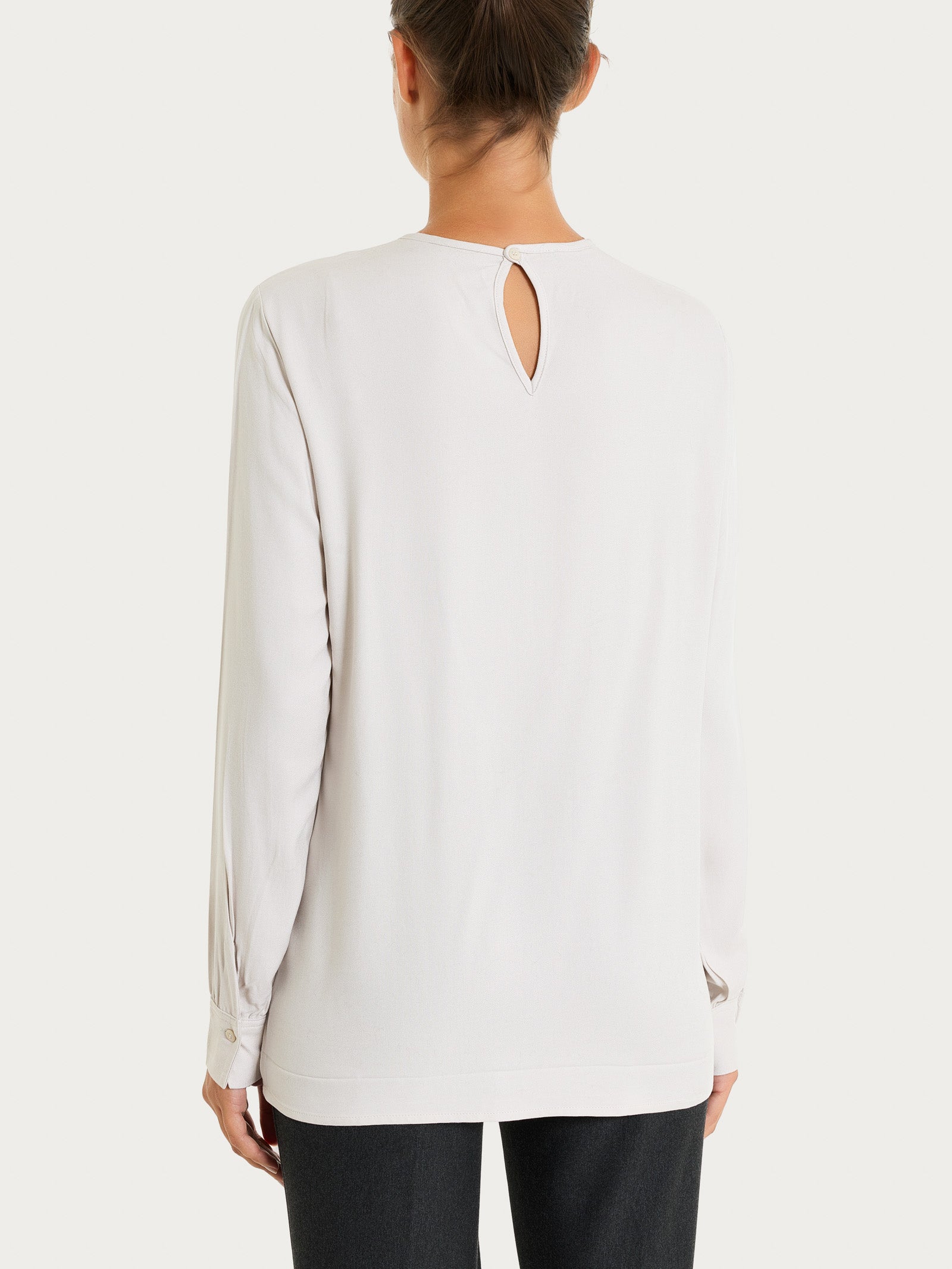 Ragno Winter Ecoseta Blusa viscosa champignon manica lunga
