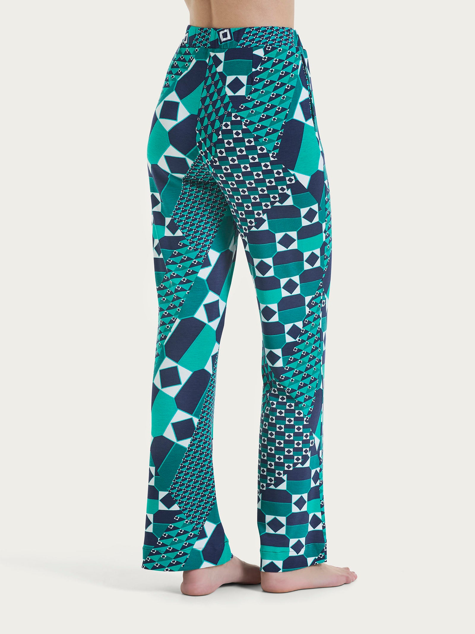 Ragno Viscosa Summer Wide Leg pantalone viscosa Bayou