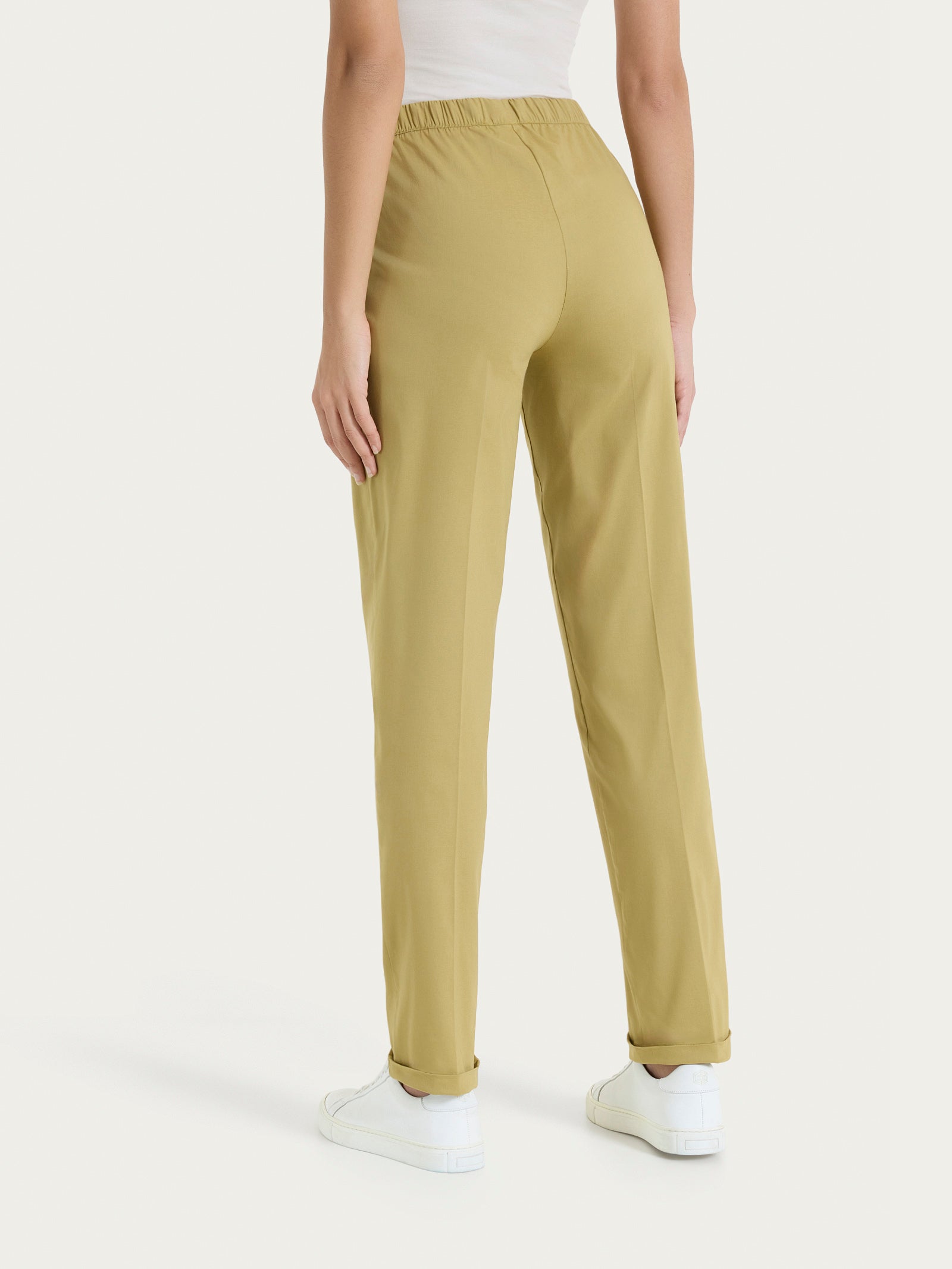 Ragno Super Fresh Pantalone Jogger Khaki Cotone Elasticizzato