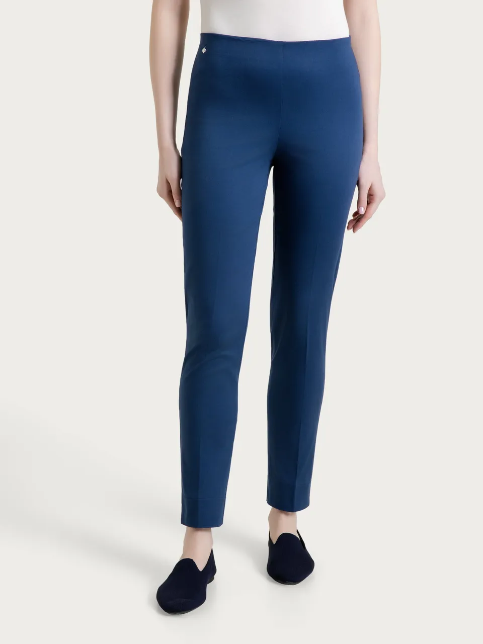 Ragno Satin Power pantalone sigaretta Oceana skinny cotone
