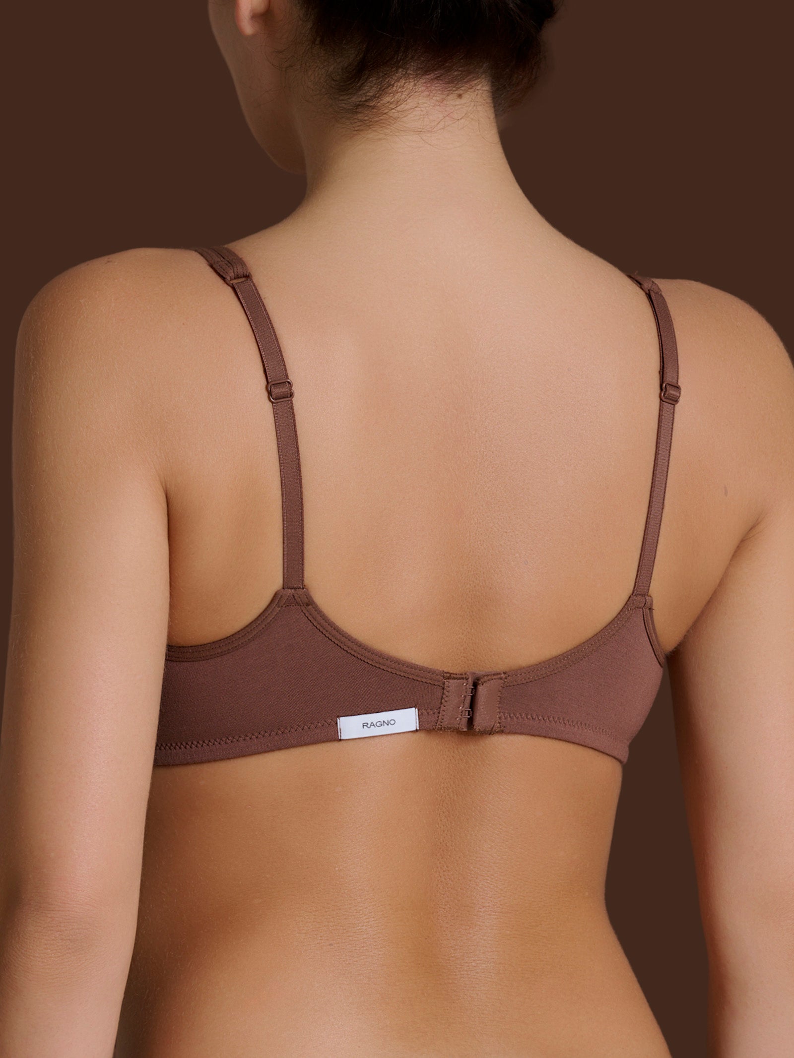 Ragno beYOUtiful YouUp reggiseno Acorn cotone senza ferretto
