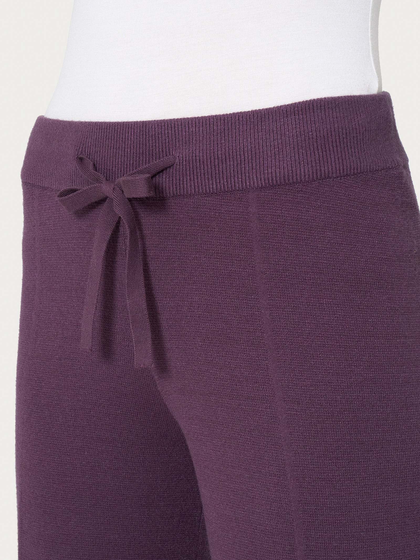 Ragno Compact Pantalone Ampio pantaloni viola Plum Perfect
