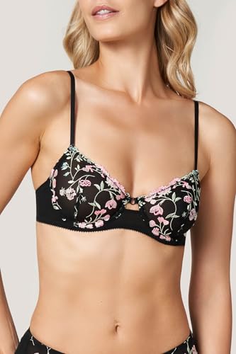 Goldenpoint Atena Secret Garden Reggiseno ricamo spalline regolabili