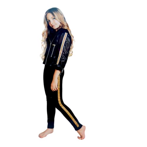 Jadea Girls leggings bambina cotone elasticizzato 3-14 anni