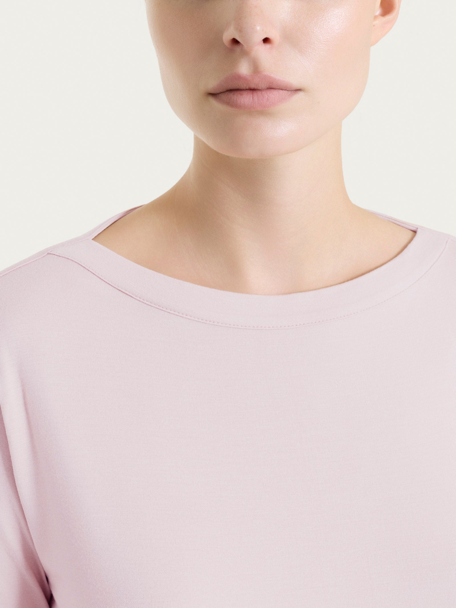 Ragno Viscosa Summer Maglietta Barchetta Pale Lilac