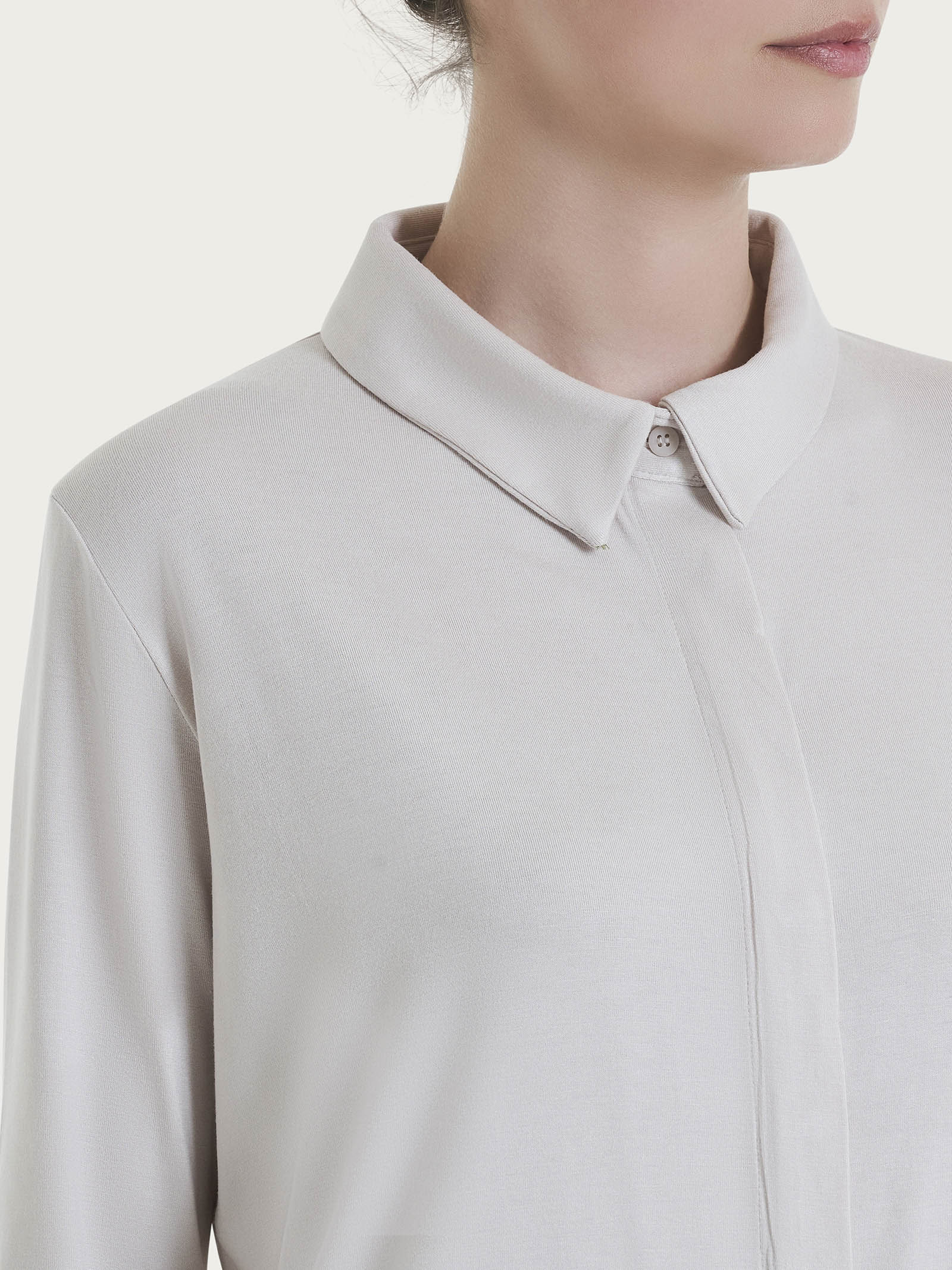 Ragno Viscosa Summer Maglia Camicia camicia Champignon