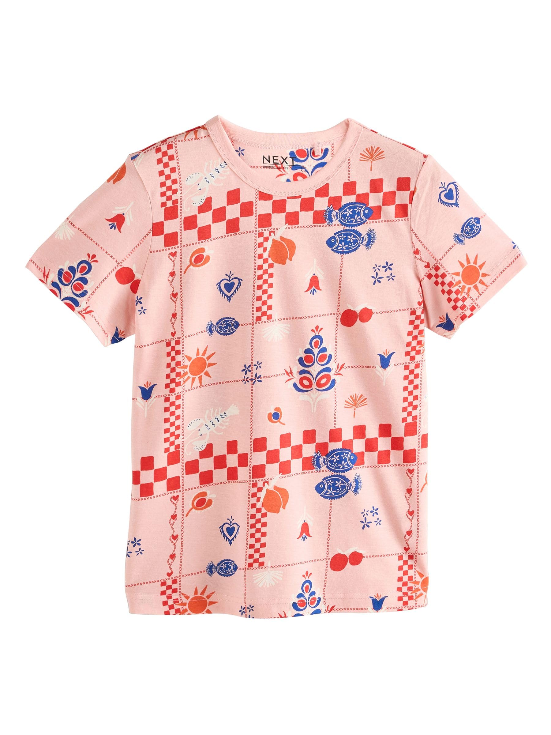 Next T-Shirt Basic Donna S Maniche Corte x7 Cotone